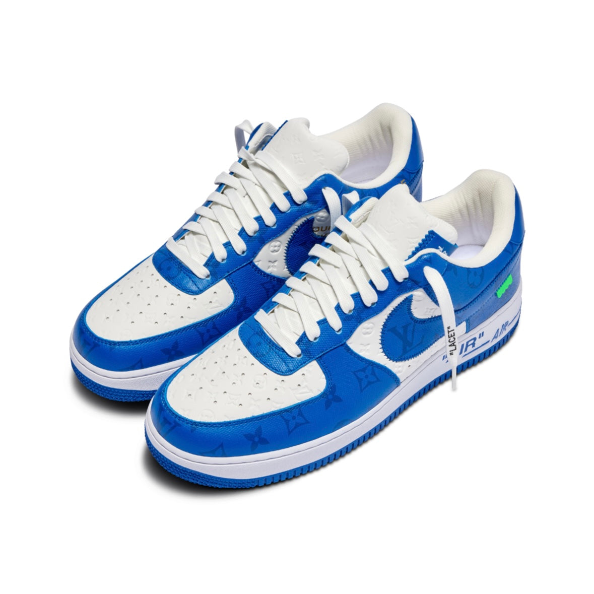 NIKE AIR FORCE 1 LOW X LOUIS VUITTON BY VIRGIL ABLOH WHITE ROYAL