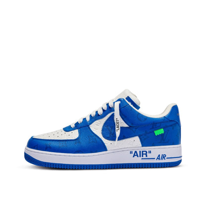 NIKE AIR FORCE 1 LOW X LOUIS VUITTON BY VIRGIL ABLOH WHITE ROYAL